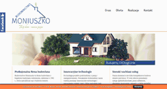 Desktop Screenshot of budownictwomoniuszko.com